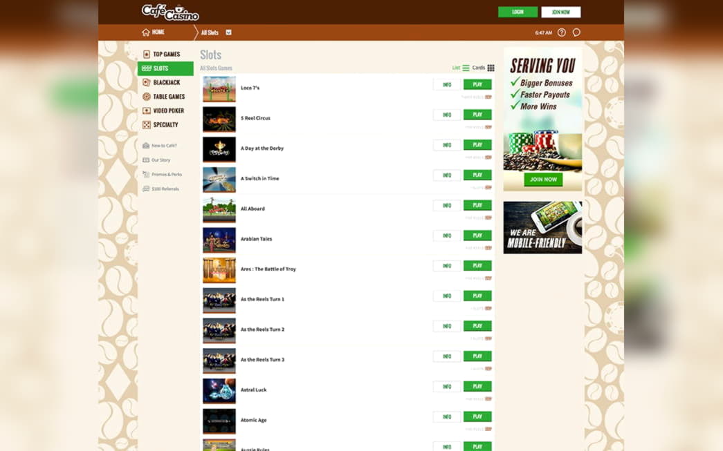 اليورو 485 بطولة العاب السلوت المتنقلة المجانية في Party Casino